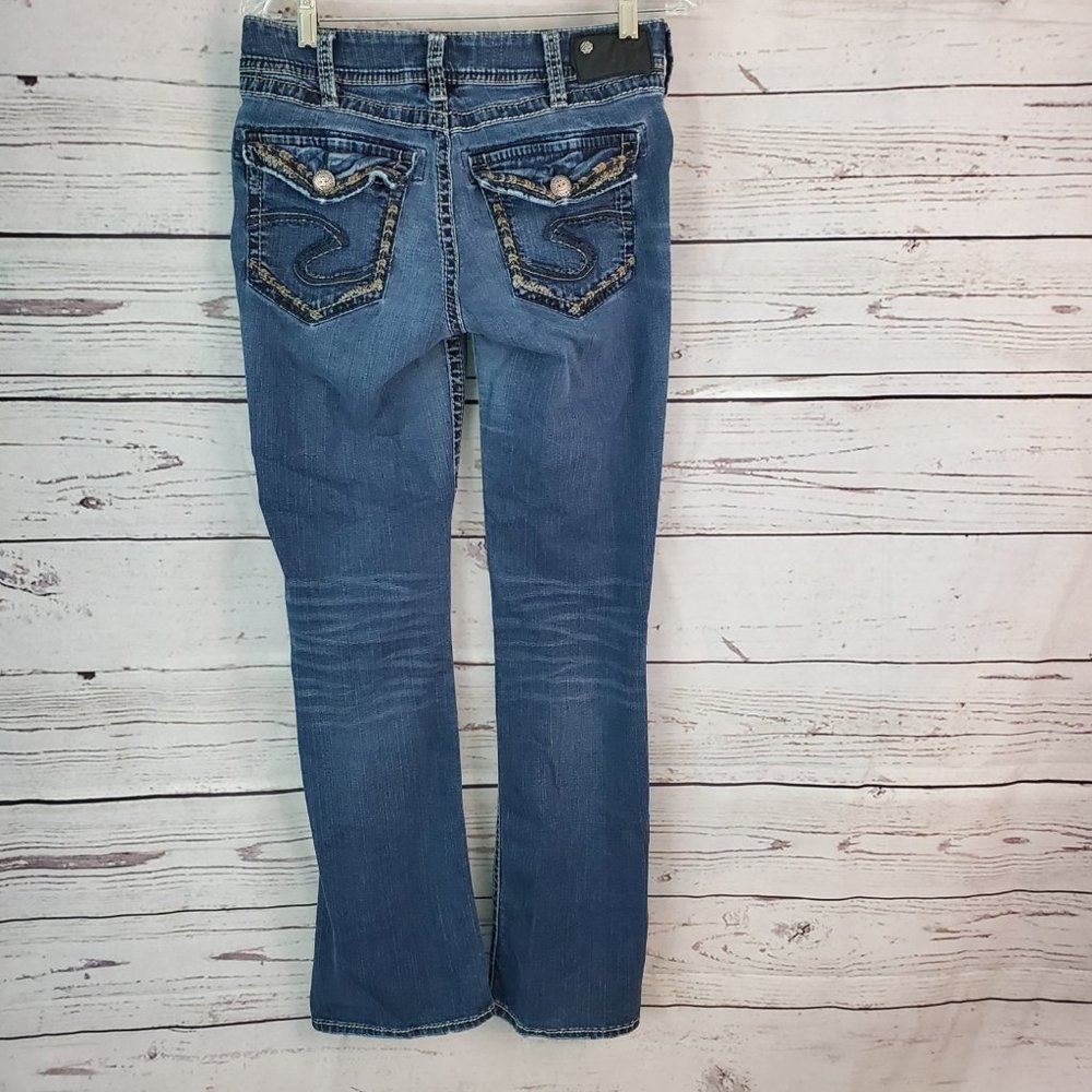 SILVER JEANS “SUKI MID SLIM BOOT” WAIST 30 / L31